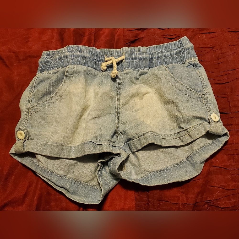 Forever 21 premium Denim drawstring shorts